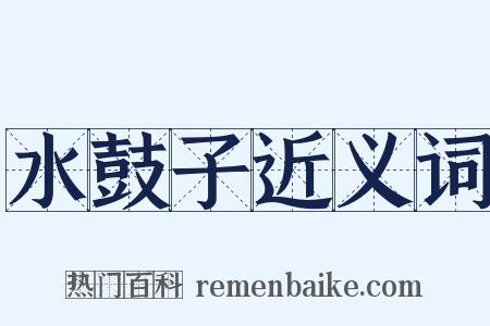 水鼓子近义词是什么意思的图片